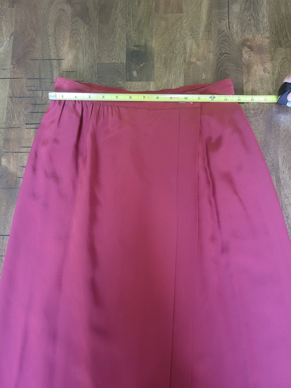 Red Vintage Designer Skirt Set - Picture 11 of 16